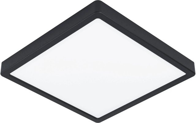 Eglo LED Deckenleuchte Fueva quadratisch Schwarz-Weiß 20,5W - Bild 1