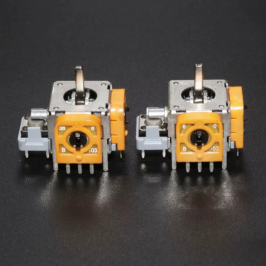 JCD 3D Analog Joystick Rocker Sensor Modul und Thumb-Stick Grip Caps Reparatur-Set für Nintendo Switch Pro Gamepad - Bild 2