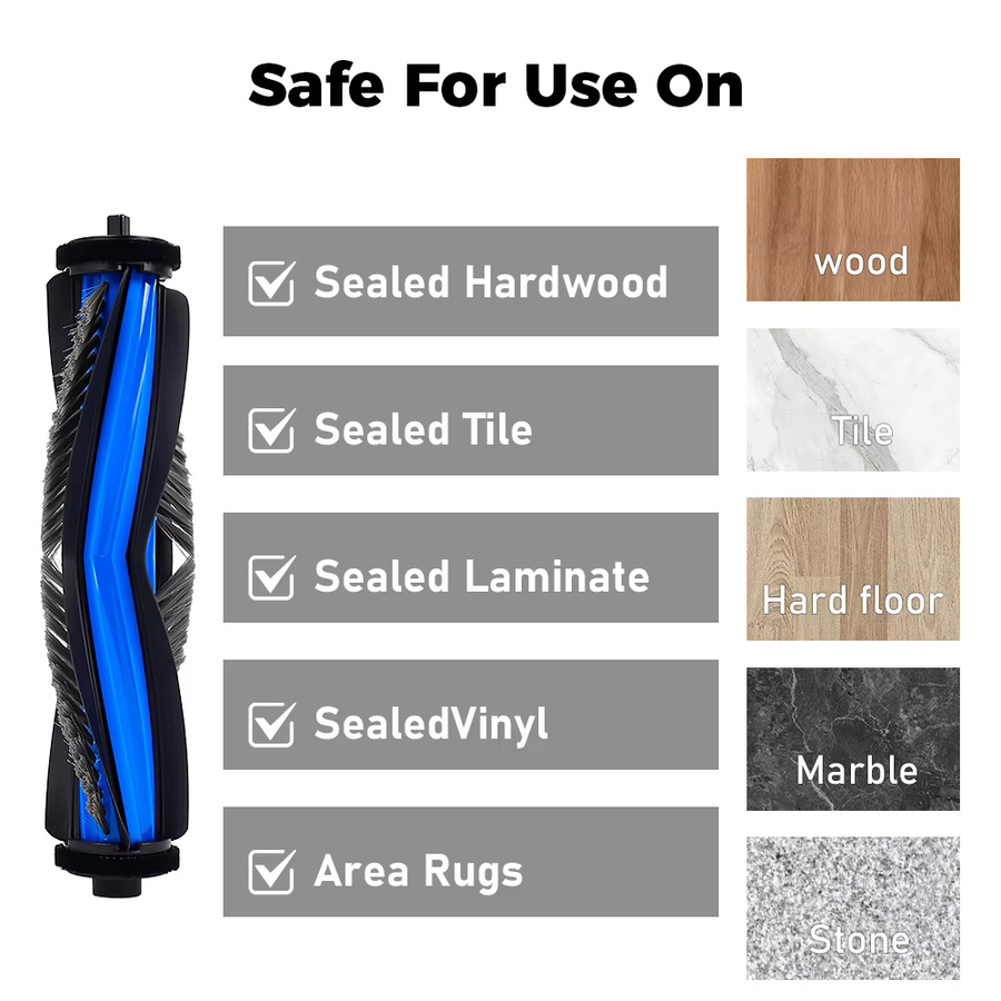 Ecovacs Hauptwalzenbürste in Blau für Deebot T50 Pro, T50 PRO OMNI, T50 OMNI, X8 Pro, X8 Pro OMNI, T80 Omni und N30 Omni Roboterstaubsauger - Bild 5