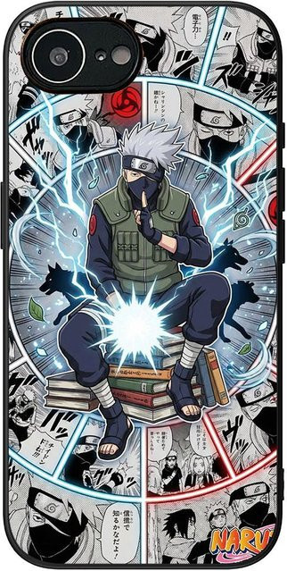 Anime Kakashi Hatake Handyhülle für Apple iPhone 16 15 14 13 12 Pro Max Plus Mini und iPhone 17 Pro Max Case Multicolor - Bild 1