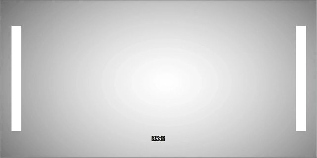 TALOS LED-Badspiegel in Silber mit Aluminiumrahmen, B/H: 120 x 60 cm - Bild 1