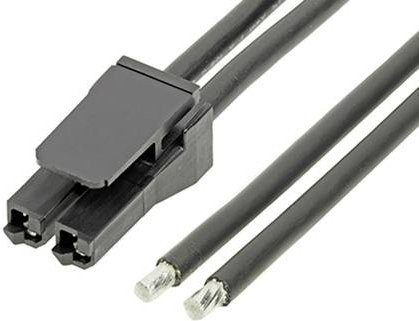 Molex Buchsengehäuse-Kabel Schwarz 2-polig 2160111022 - Bild 1