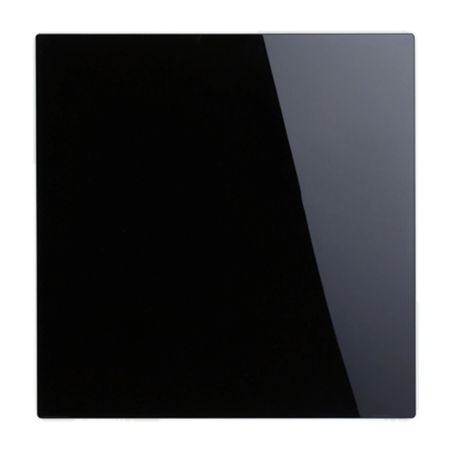 Relaxdays Magnettafel aus Glas und Metall in Schwarz, magnetisch beschreibbar, B/H: 40 x 40 cm - Bild 2