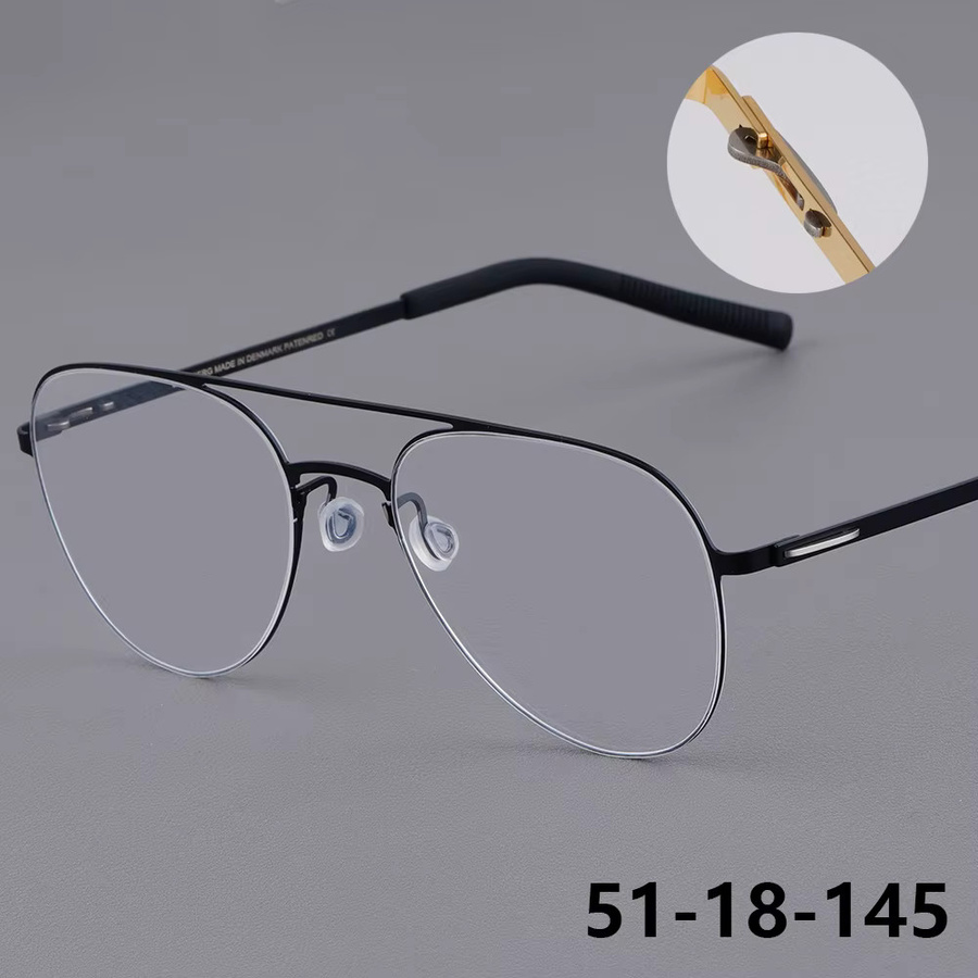 SO SMOOTH WIND Korrektionsbrille, randlos, oval, Unisex, Metall - Bild 3