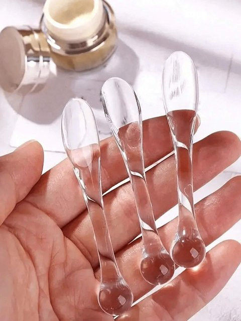 3 Stück Make-up-Spatel, Gesichtscreme-Masken-Mischlöffel, Unisex - Bild 1
