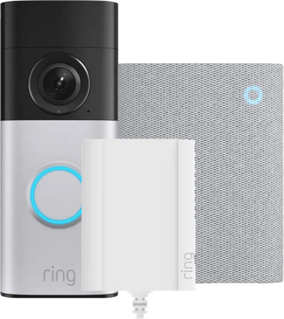 Ring Stecker-Videotürklingel Plus mit Chime 3. Generation in Multicolor mit WLAN - Bild 1