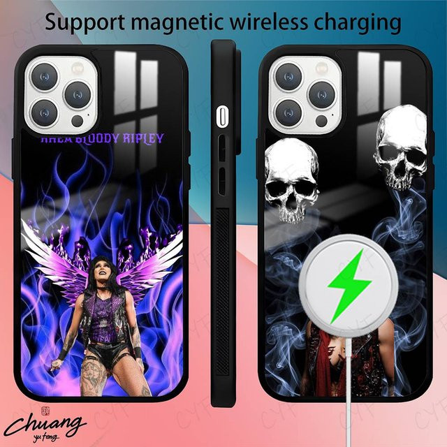 Rhea R-Ripley Musik-Handyhülle mit starker magnetischer Anziehungskraft für iPhone 11 12 13 14 15 16 Pro Max Mini Plus - Bild 1