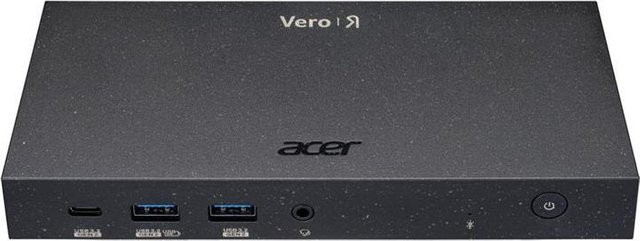 Acer Vero MST Dock M3310AP ADK320 USB-C Dockingstation in Schwarz mit HDMI, DisplayPort und 4K UHD Unterstützung - Bild 1