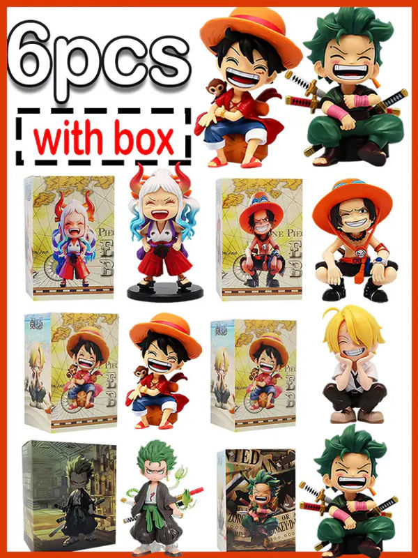 Bandai One Piece Anime-Figur Monkey D. Luffy und Roronoa Zoro aus PVC, mehrfarbig, Höhe: 13 cm - Bild 5