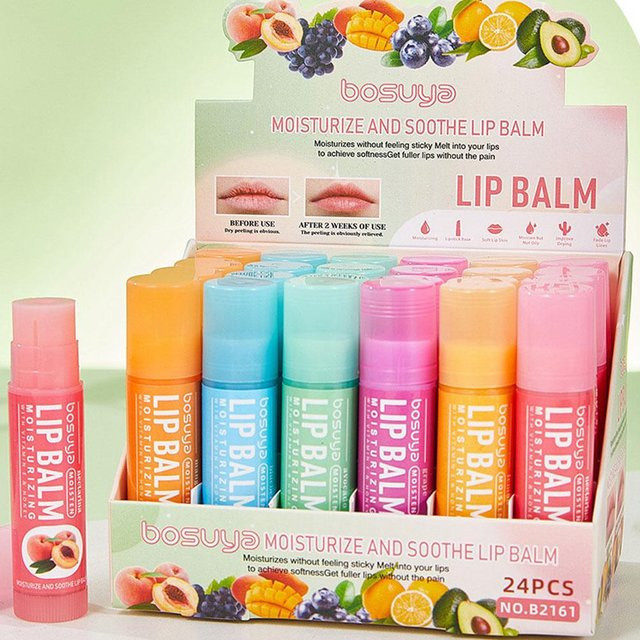 eelhoe Lippenbalsam-Set Fruit, 24-teilig, Unisex - Bild 1