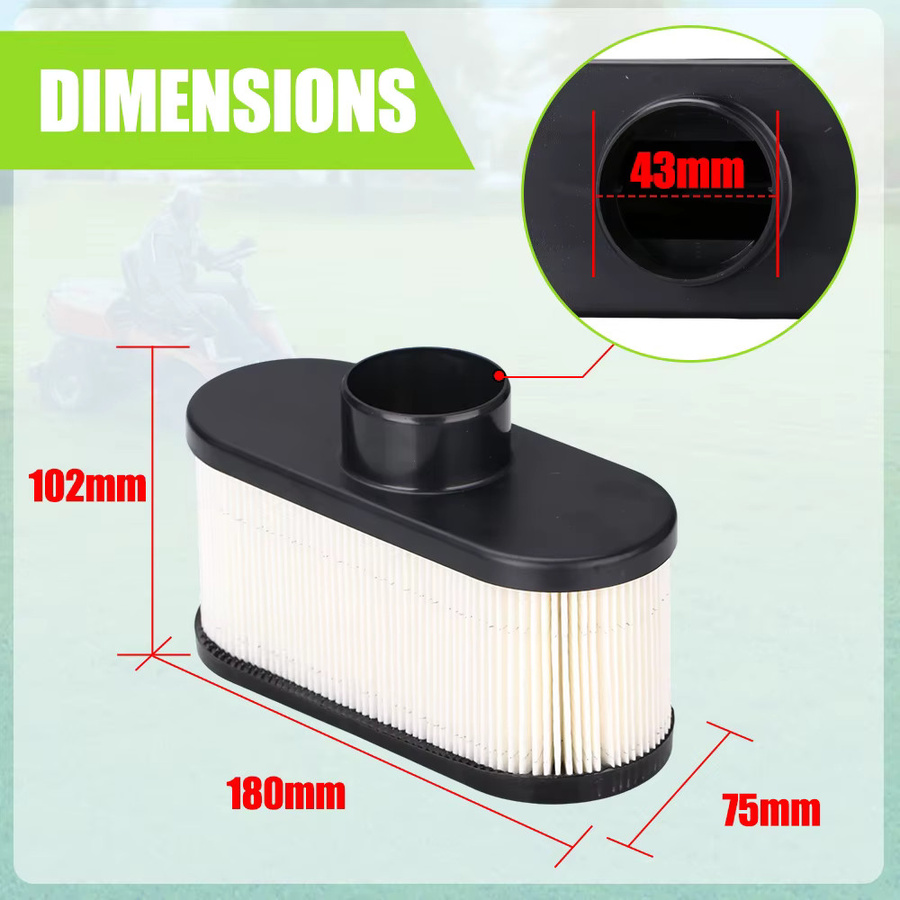 CMCP Luftfilter für Kawasaki Rasenmäher und Trimmer, kompatibel mit FS600V, FS730V, FR651V und Teilenummer 11013-0752 - Bild 5