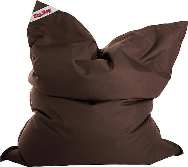 Magma Sitzsack Big Bag Brava 380 in Braun mit abnehmbarem Bezug und EPS-Perlenfüllung - Bild 1