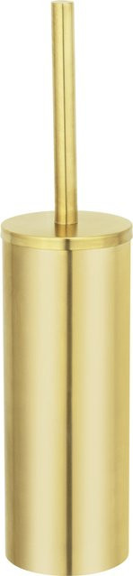 WENKO WC-Garnitur mit Bürste in Gold, freistehend aus Edelstahl und Kunststoff - Bild 1