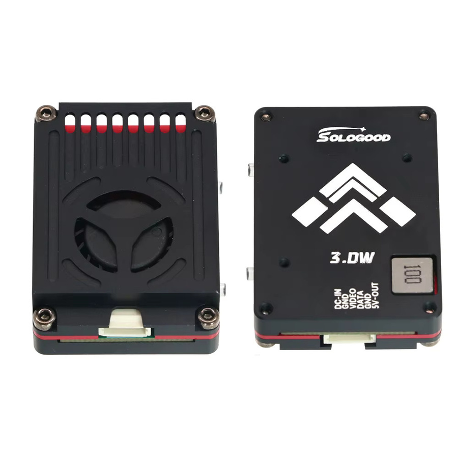 Sologood 5,8G 64CH Long Range VTX 3W FPV Sender, black - Bild 3