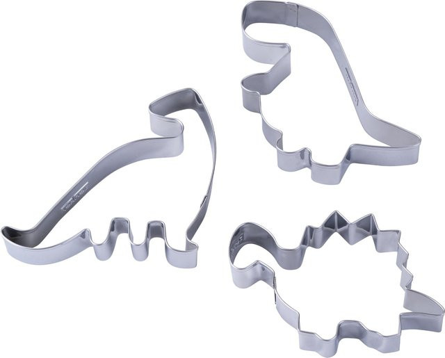 Zenker Dino Ausstecher-Set aus Edelstahl, 3-teilig, Silber - Bild 1
