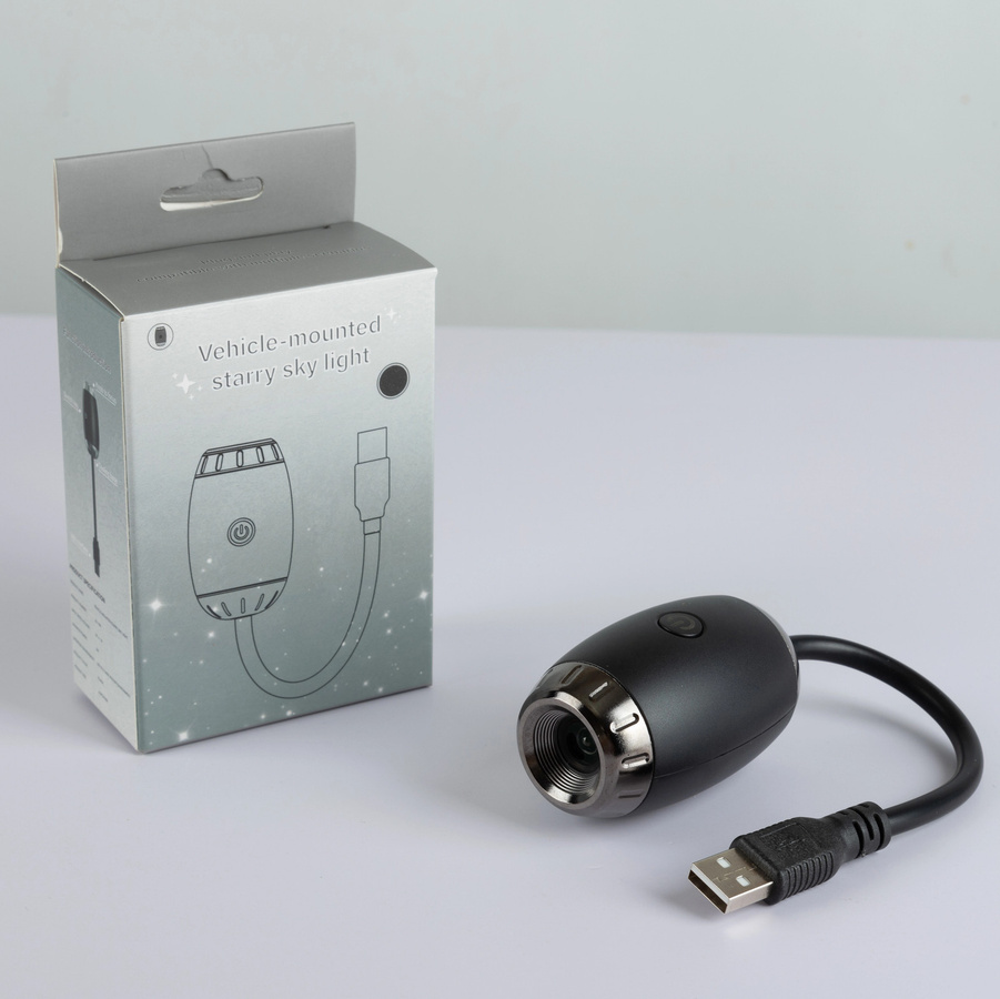 ZCMLED Mini USB Sternenhimmel Atmosphären-Projektor in Schwarz zur Raumdekoration und Deckenbeleuchtung - Bild 2