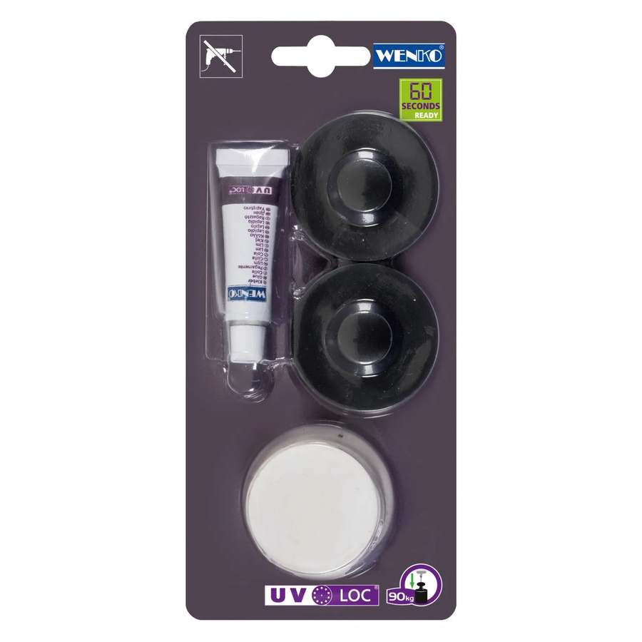 WENKO Befestigungsset UV-Loc in Schwarz - Bild 2