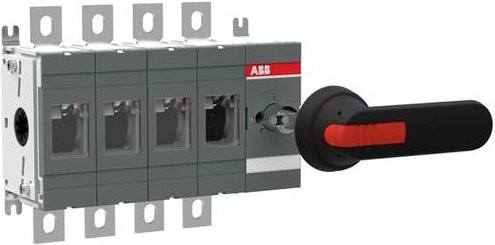 ABB OT315E40P Lasttrennschalter 315A 1000V in Schwarz und Grau - Bild 1