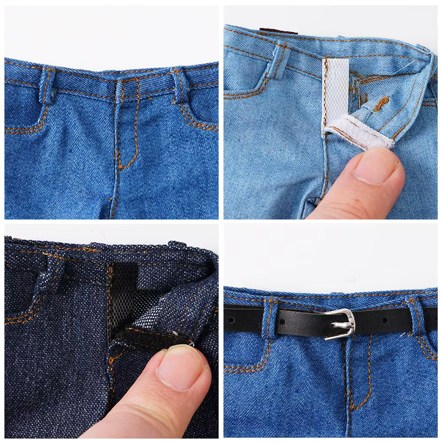 Jeans Puppenhosen, Maßstab 1:6, Blau, Zubehör - Bild 6