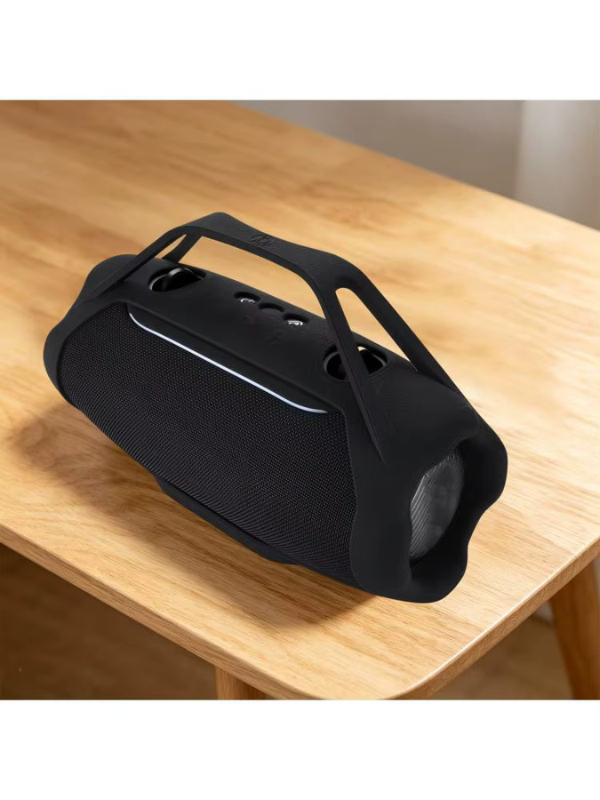 Silikon-Lautsprecherabdeckung für JBL Xtreme 5 in Schwarz, kratzfester Schutzrahmen für Camping und Outdoor-Aktivitäten - Bild 5