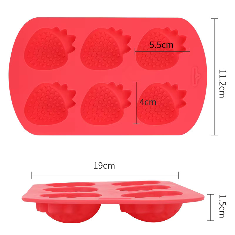 FAIS DU Silikon Eisform Set in Grün mit 6 runden Mulden für Schokolade, Süßigkeiten und Eiswürfel - Bild 3
