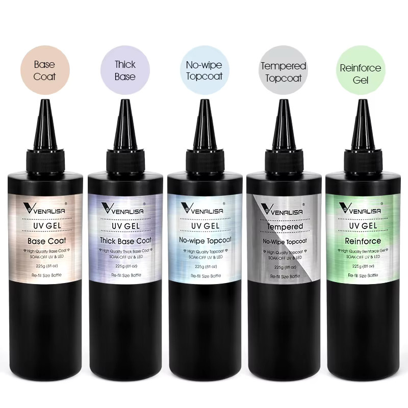 VENALISA UV-LED-Nagelgel, Matte BaseCoat und Topcoat, TPO/HEMA Free - Bild 5