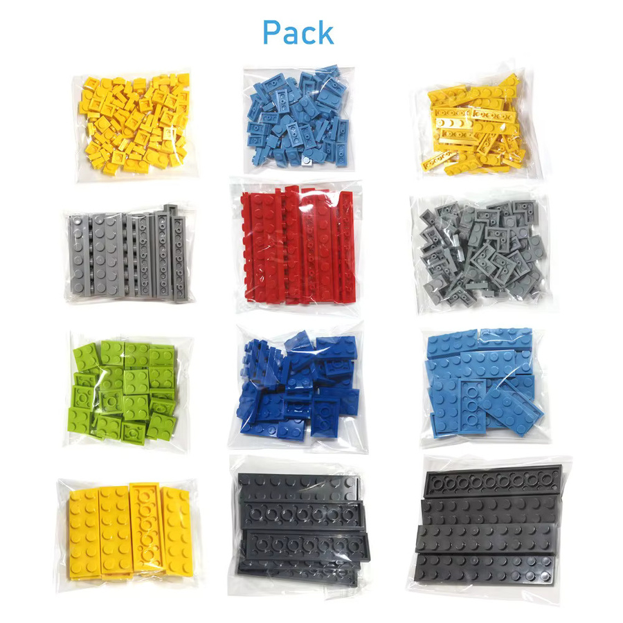 APAN SAPIO DIY Bausteine Ziegel MOC Keil 3x6 Punkte, 10/50-teiliges Set, Bunt / Mehrfarbig - Bild 2