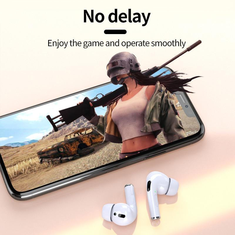 JQIQLY Pro5 1:1 Kabelloses In-Ear-Stereo-Bluetooth-Headset mit Rauschunterdrückung und HD-Anruffunktion in Weiß - Bild 2
