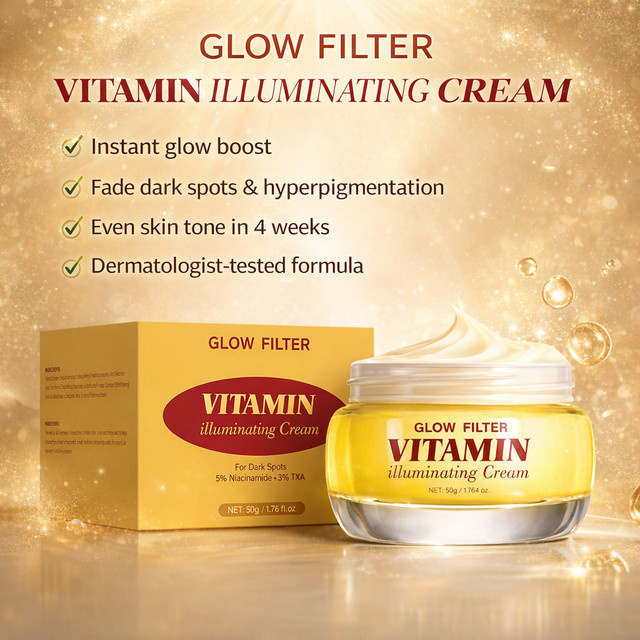 SAUVASINE Glow Filter Vitamin Aufhellende Creme, 50 ml, Damen - Bild 1