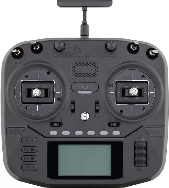 RadioMaster BOXER Fernbedienung mit 16 Kanälen, 2.4G Hall Gimbals, ELRS 4in1 CC2500 Version und EDGETX Unterstützung in Schwarz - Bild 1
