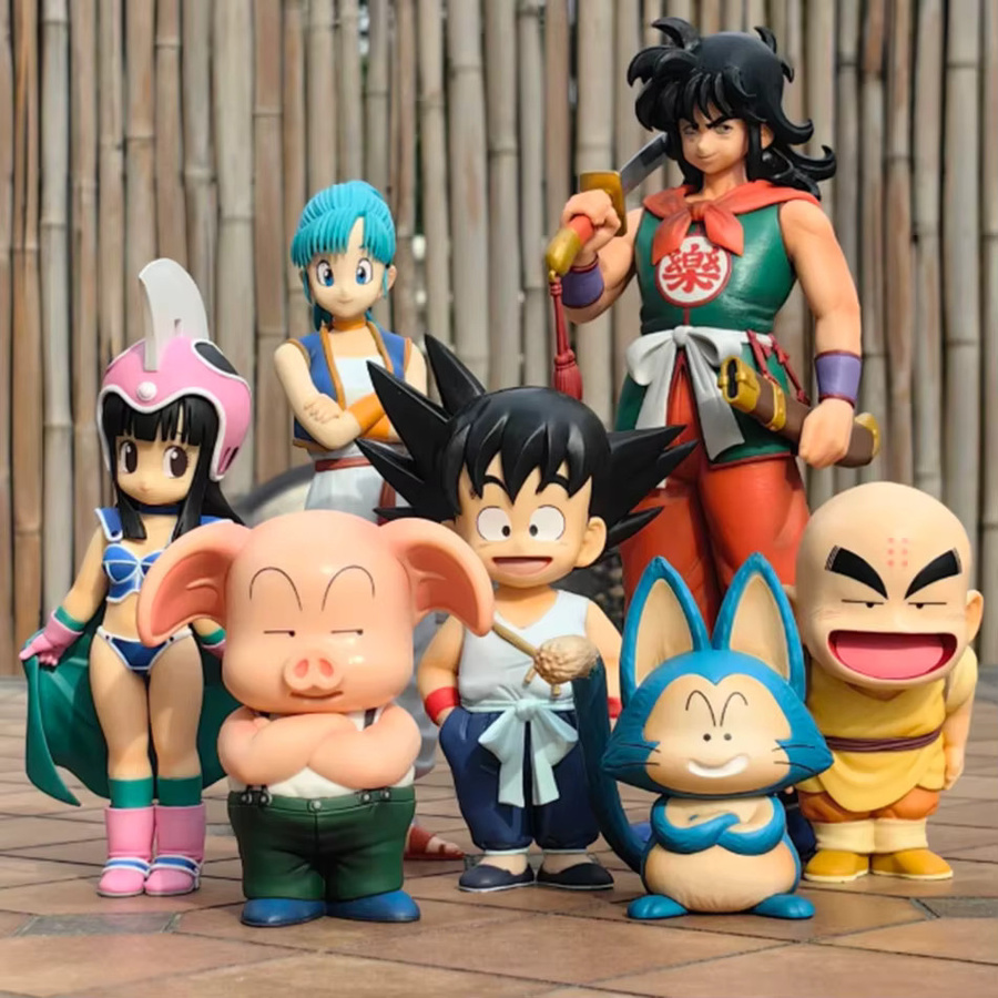 Bandai Dragon Ball Z Son Goku Chi-Chi Puar Krillin Actionfigur, 6-teiliges Set - Bild 2