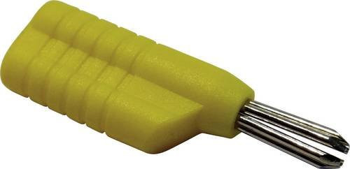 Schnepp N 4041L Büschelstecker Gelb mit 4mm Stift-Durchmesser - Bild 1