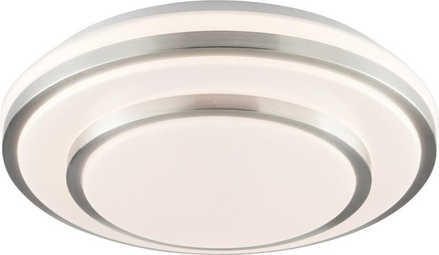 Brilliant LED-Deckenleuchte Nivaro in Silber und Weiß, Durchmesser: 29,3 cm - Bild 1