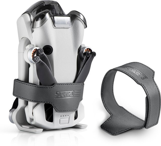 DJI Propellerhalter und Propellerschutzgurt für DJI Mini 4 Pro und RC 2 in Grau - Bild 1