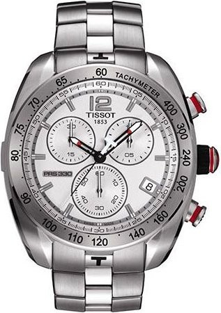 Tissot Chronograph, Quarz, Edelstahl, Silber, Grau, Herren - Bild 1