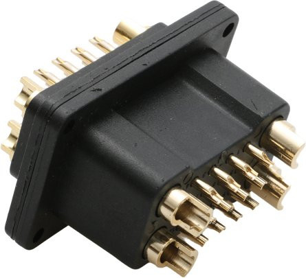 YUENHOANG 2 Paar Controller-Stecker Set mit 4 und 12-poligen Anschlüssen, 90 A Hochstrom-Stromanschluss mit Anti-Reverse-Schutz in Schwarz für RC-Modelle - Bild 1