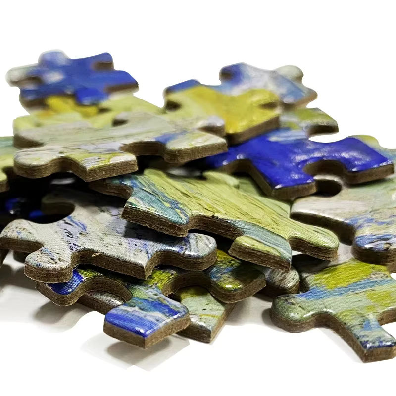 Maxrenard Puzzle Van Gogh Die Sternennacht 1000 Teile Mehrfarbig B: 68 cm, H: 49 cm - Bild 4