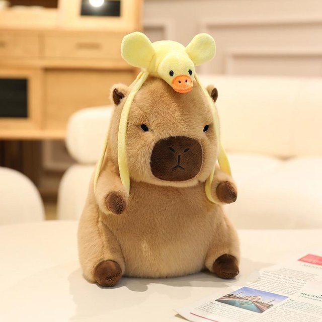 Yiran toy Reise-Capybara Plüschtier, 20cm, ab 14 Jahre - Bild 1