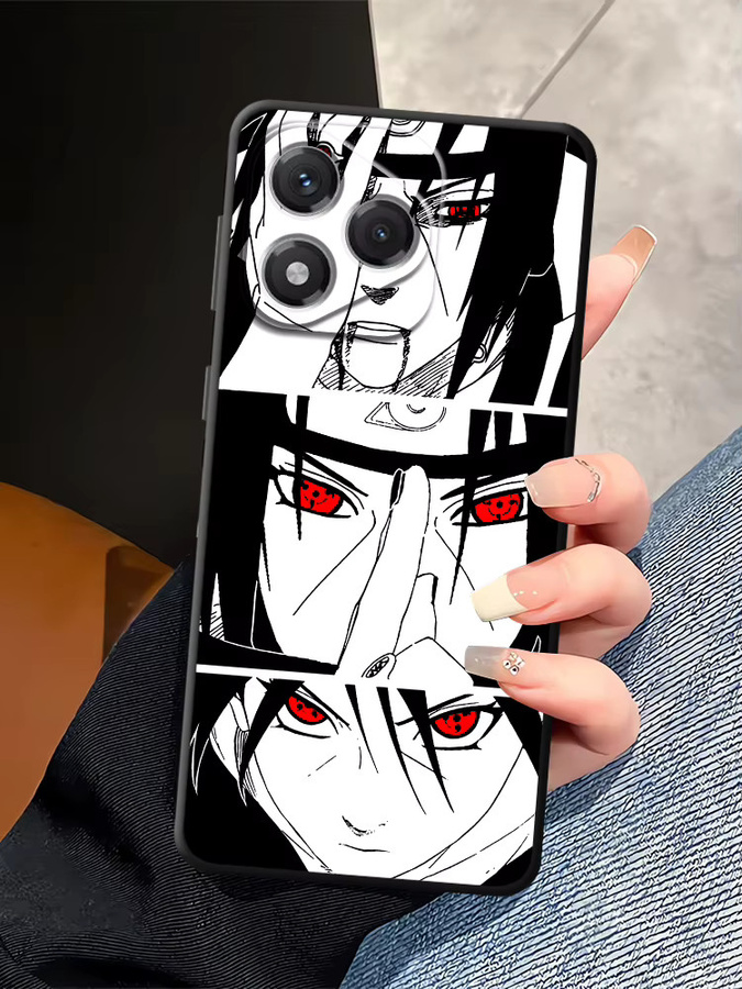 Schwarze Anime Sasuke Handyhülle für Honor 200 400 Lite X7c X5b 70 8X X9a X8 X6 90 Magic5 Lite - Bild 3