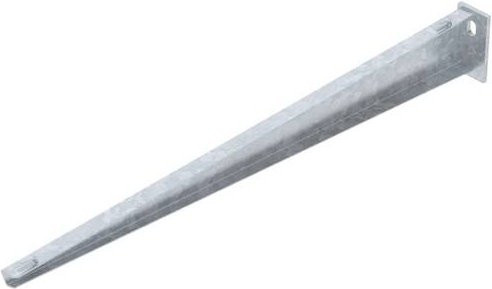 OBO Bettermann Wand- und Stielausleger aus Metall in Silber, B/T/H: 61,0 x 61,0 x 8,0 cm - Bild 1