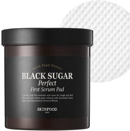 SKINFOOD Black Sugar Perfect First Serum Pad, 250g, Unisex - Bild 1