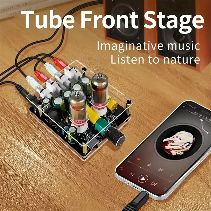 PXSW 6K4 Röhren-Vorverstärker HiFi Bile Buffer Audio-Verstärker für Heimkino und DIY-Projekte - Bild 2