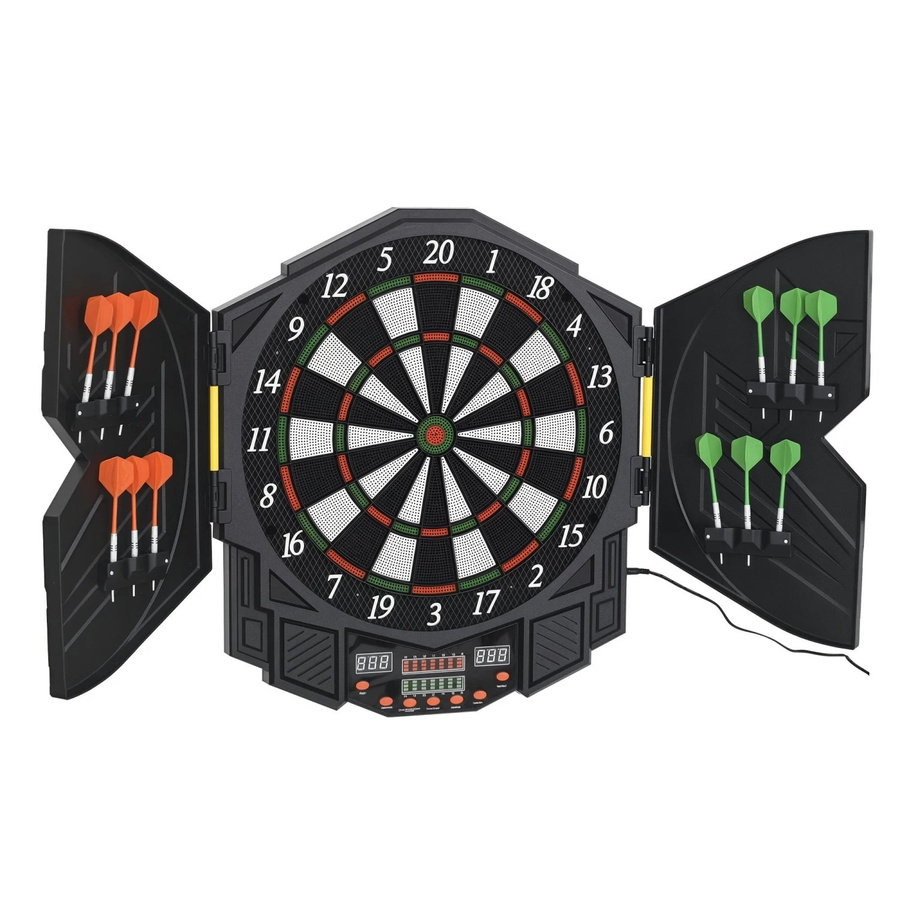 HOMCOM Elektronische Dartscheibe Schwarz - Bild 3