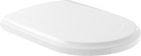 Villeroy & Boch WC-Sitz Hommage in Weiß mit Edelmessing-Scharnieren und Quick-Release-Funktion, oval - Bild 1