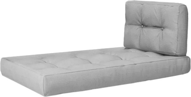 Vicco Palettenkissen Set Grau 2 Teile aus Polyester B/T/H: 120 x 80 x 15 cm - Bild 1