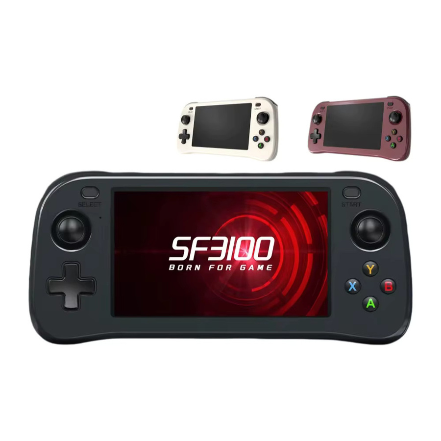 ZUIDID SF3100 Retro Handheld-Videospielkonsole mit 4,5 Zoll IPS-Bildschirm, Linux-System und 3000mAh Akku in Schwarz - Bild 5