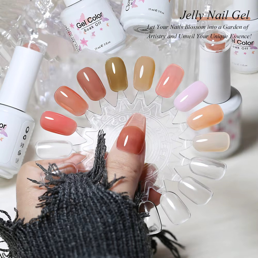 Clou Beaute Nagellack, Nude Pink Red, Glänzend, Unisex - Bild 2