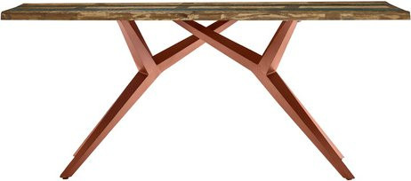 SIT Tisch TABLES & CO in Braun aus Holz und Metall, H x B x T: 73 x 100 x 76 cm - Bild 1