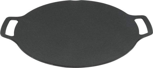 KaiSai Koreanische Grillpfanne mit 6-Schicht-Antihaftbeschichtung aus Aluminiumgusslegierung in Schwarz für Gaskocher, Durchmesser: 29 cm - Bild 1