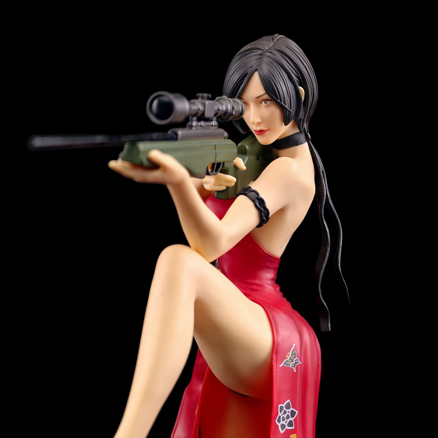 Bandai Resident Evil Ada Wong Actionfigur, Kunststoff, Rot - Bild 2